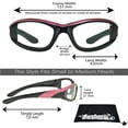 thumbnail image 3 of Bikershades Motorcycle Transitional Sunglass Day Night Riding Photochromic Pink Clear, 3 of 6