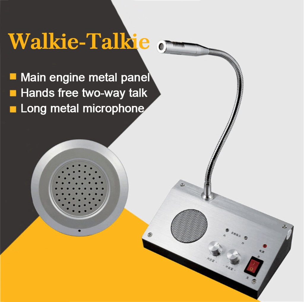 DualWay Talk Through Window Glass Counter For