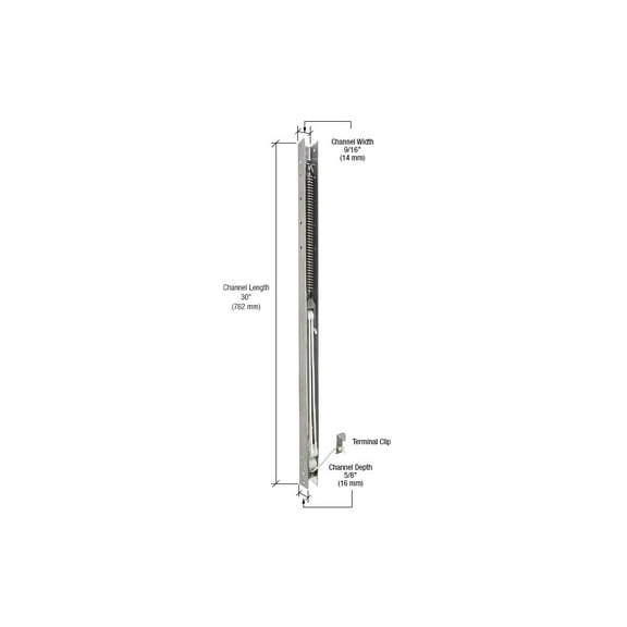 C.R. Laurence FA2920 30" Window Channel Balance 0.5 lb - 2920 or 29-2