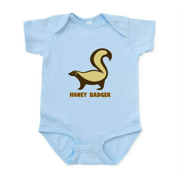 CafePress - Honey Badger Infant Bodysuit - Baby Light Bodysuit, Size Newborn - 24 Months