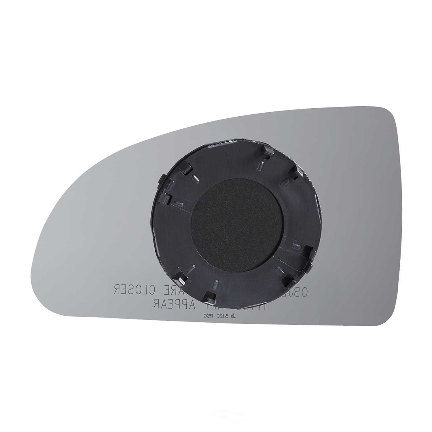 Burco Side View Mirror Replacement Glass with Motor Mount Plate - Clear Glass - 5120RSG