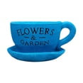 thumbnail image 2 of Maceta para plantas, maceta con forma de taza de café, decoración, florero decorativo, figura de jardín para amantes de la jardinería en el hogar, Azul, 2 of 8