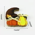 thumbnail image 3 of Thanksgiving Turkey Wood Sign, Pumpkin Indoor Standing Decors Ornament, Fall Table Decorations for Dining Table Harvest Day, 3 of 9