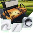 thumbnail image 5 of Golf Cart Seat Covers for 2 Seater,African Black Women Soft Microfiber Cart Seat Towel Blanket,Vintage Africa Ethnic Tribal Absorbent Breathable Non Slip Bench Seats Protector for Golf Course 51"x31", 5 of 9