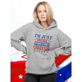 thumbnail image 2 of Just Here For The Sparkles Hoodie Women -Image by Shutterstock, Female 5X-Large, 2 of 4