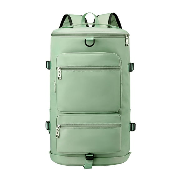 Mochila de senderismo de poliéster de gran capacidad con tirantes desmontables para escuela de viajes y montañismo