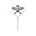 thumbnail image 1 of Chinese Culture Traditional Kite Pattern Toothpick Flags Heart Lable Cupcake Picks, 1 of 3