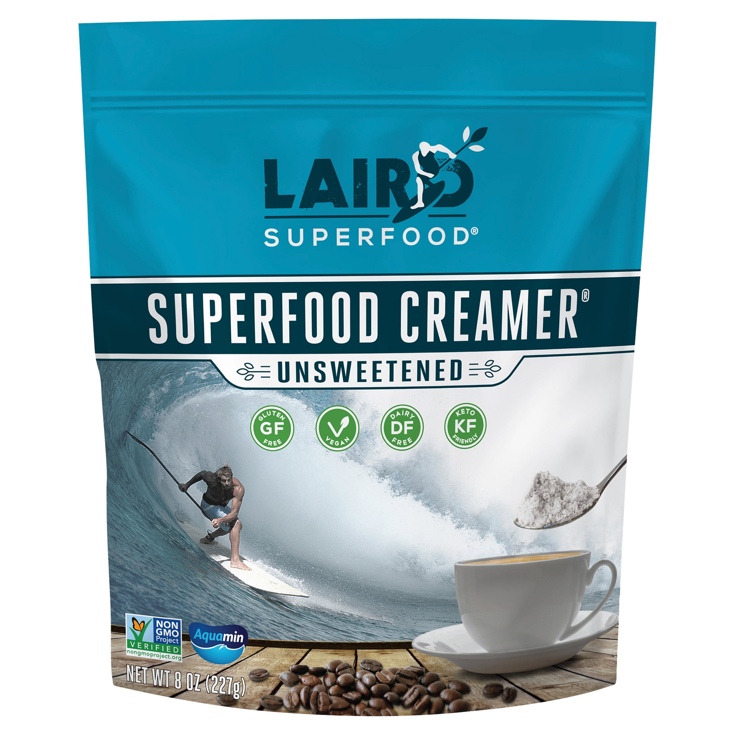 Laird Superfood Unsweetened Superfood Creamer, 8 oz