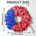 thumbnail image 3 of Clearance!Front Door Wreath, Home Decor, Patriotic Independence Day Wreath, Memorial Day Wreaths For Front Door, 4th of July Wreath, Festival Celebration Farmhouse Wreaths, 3 of 4