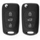 thumbnail image 1 of 2 Pcs Flip Remote Key Shell 3 Button For Kia Sorento Sportage Cerato Rio, 1 of 5