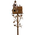 thumbnail image 2 of TIMIFIS Garden Decor Metal Bird House With Poles Outdoor Metal Bird House Stake Bird House For Patio Backyard Patio Outdoor Garden Decoration Fall Decor - Fall, 2 of 2
