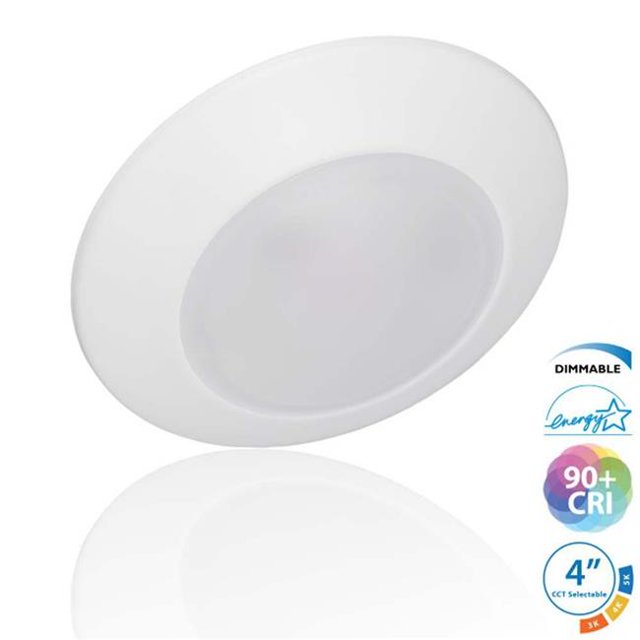 Nicor Lighting DSK43120SWH 4 Po DSK Select Série Montage de Surface LED Downlight