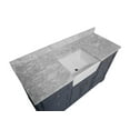 thumbnail image 6 of Zelda 60" Single Farmhouse Bathroom Vanity with Powder Gray Cabinet and Carrara Marble Top, 6 of 6