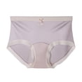 thumbnail image 2 of HVOBTTY Women's Cotton High Waist Briefs Solid Color Underwear Breathable Multi Color Soft Skin Friendly Panties, 2 of 4