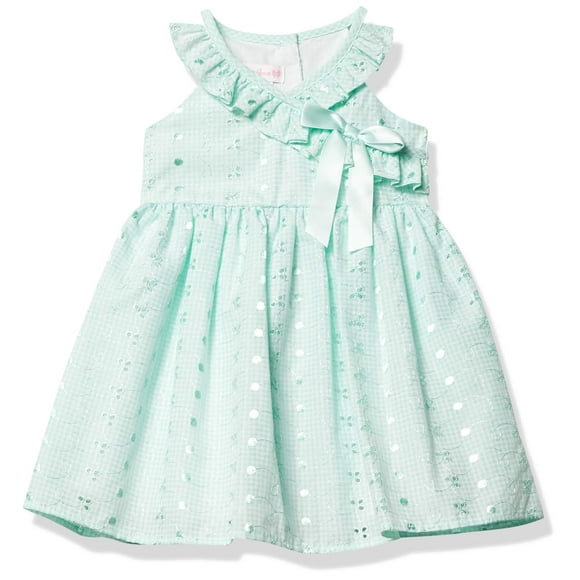 Bonnie Jean Girls' Sleeveless Sundress Aqua 5