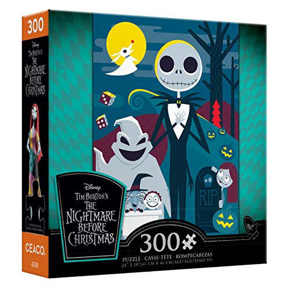  Ceaco - Nightmare Before Christmas - Bathtime Ghouls - 300  Piece Jigsaw Puzzle : Toys & Games