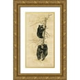 thumbnail image 1 of Phillips, Anita 9x14 Gold Ornate Wood Framed with Double Matting Museum Art Print Titled - Black Bears, 1 of 4