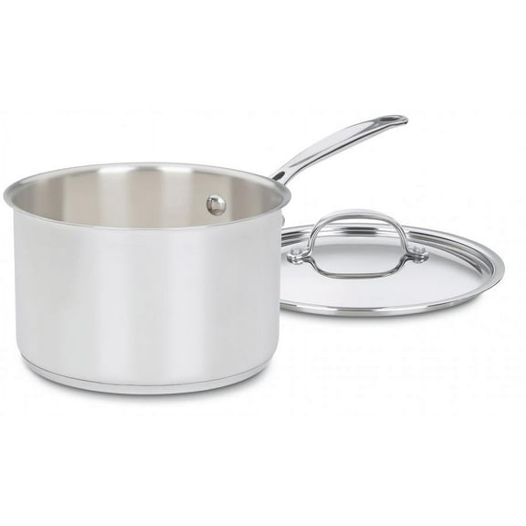 Cuisinart Chef's Classic Stainless 4 Qt. Saucepan w/Cover