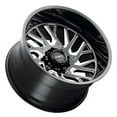 thumbnail image 3 of Tuff T4B 20X12 8X180 -45Et 78.1Cb Gloss Black W/ Milled Spokes Wheel, 3 of 3