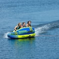 thumbnail image 5 of O'Brian Barca 2 Inflatable Towable Water Tube for Boating, 1-2 Riders, Blue, 5 of 5