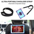 thumbnail image 2 of Dteck Samsung Galaxy Tab A7 Lite Case 8.7" w/ Screen Protector, 360 Rotating Hand Strap Stand Heavy Duty Shockproof Rugged Case w/ Shoulder Strap for Galaxy Tab A7 Lite SM-T220/T225/T227,Purple + Mint, 2 of 6