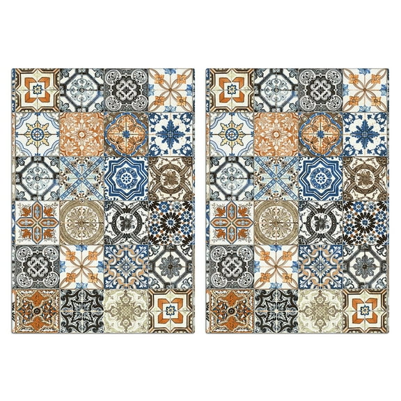 Boho Floral Kitchen Towels Set Of 2, Absorbent and Soft Dish Towels for Farmhouse Decor, Country Kitchen.