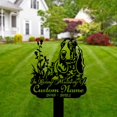 thumbnail image 3 of Handmadetneonsign Basset Hound Memorial Metal With Stake, Dog Metal Name Sign Stake, Dog Metal Stake Decor, 3 of 5