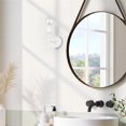 thumbnail image 2 of Wry Lighting Axel 1-light Wall Sconce in Matte White, 2 of 11