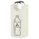 thumbnail image 4 of Bolsa de lavandería plegable de 82L, organizador de ropa, tela Oxford, ahorro de espacio para Blanco, 4 of 9