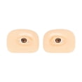 thumbnail image 2 of Minnieouse Juego de modelos de práctica de maquillaje de ojos Cosméticos faciales profesionales Tren Prop Principiantes Silicona Piel biónica Sombra de Ayudas para vestirse con gancho de botón Minnieouse CE014518-00, 2 of 6