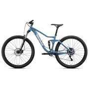 Mongoose Salvo 1 Full Suspension Mountain Bike, 29 Inch Wheels, X-Large Frame, Blue