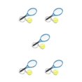 thumbnail image 2 of Matsuzay Paquete de 6 llaveros de raqueta de tenis de simulación, llavero deportivo de resina a la moda, llavero de recuerdo, suministros para Type2 NO2, 2 of 6