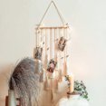 thumbnail image 2 of Room decor, Pictures Organizer Hanging Photo Display Macrame Wall Hanging Boho Home Decor, Mom Gifts, Grandma Gifts, Birthday Gifts, Friends Gifts, Gi, 2 of 3