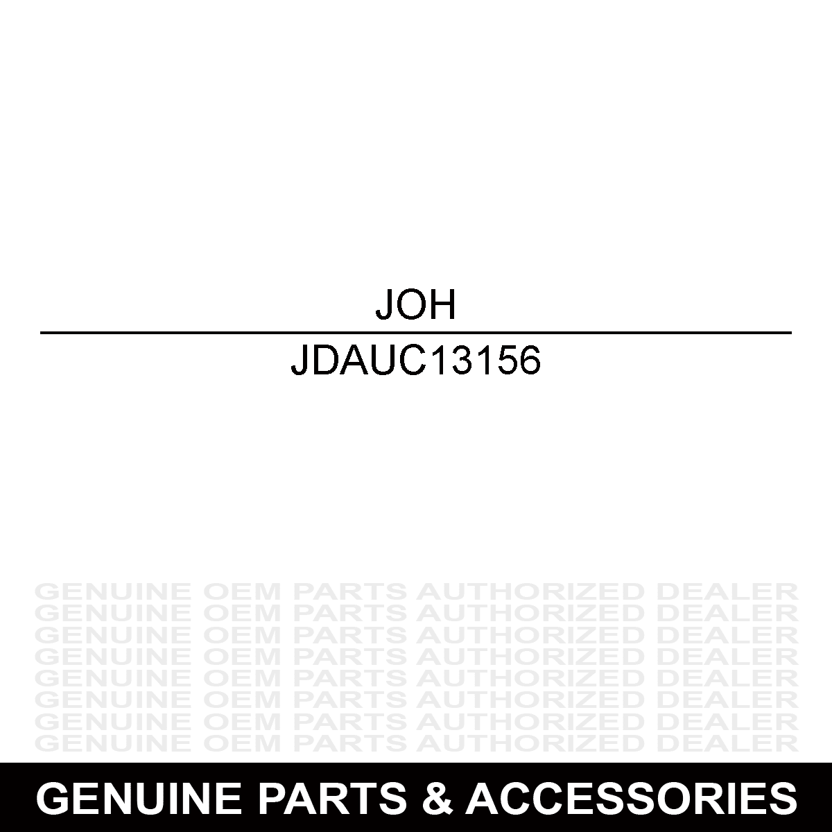 John Deere AUC13156 48TD Mower Deck D150 E140 L120 L130 LA165 S140 S170 X165