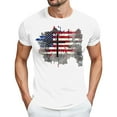 thumbnail image 4 of Awdenio T shirts for Man American Flag Shirts Men: 4th of July Patriotic T-Shirt USA Print Independence Day Tee Casual Tops, 4 of 5