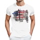 thumbnail image 4 of Tops para hombre, blusas y camisas de cuello redondo y manga corta para hombre Tops estampados de manga corta para el Día de la Independencia para hombre Tops/camisas de cuello redondo y manga corta p, 4 of 5