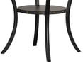thumbnail image 5 of Benjara 48" Round Wood Dining Table with Flared Legs- Gray, 5 of 7