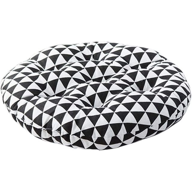 Coussins pour Chaises de Cuisine, Coussin de Chaise Réversible avec Sangle Réglable, Tissu Doux pour Usage Intérieur Extérieur, Support Ergonomique pour Chaise de Bureau, 16x16 Pouces