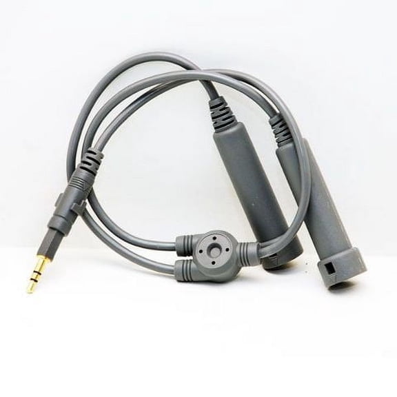 Cobalt Boat Stereo Splitter Cable | 19 Inch 3.5mm Jack
