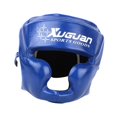 thumbnail image 4 of Boxing Totecear Face Cover Ajustable Ajustable El engranaje espesante en espesor de la frente y la protección de la oreja para el muay de kickboxing Azul, 4 of 8