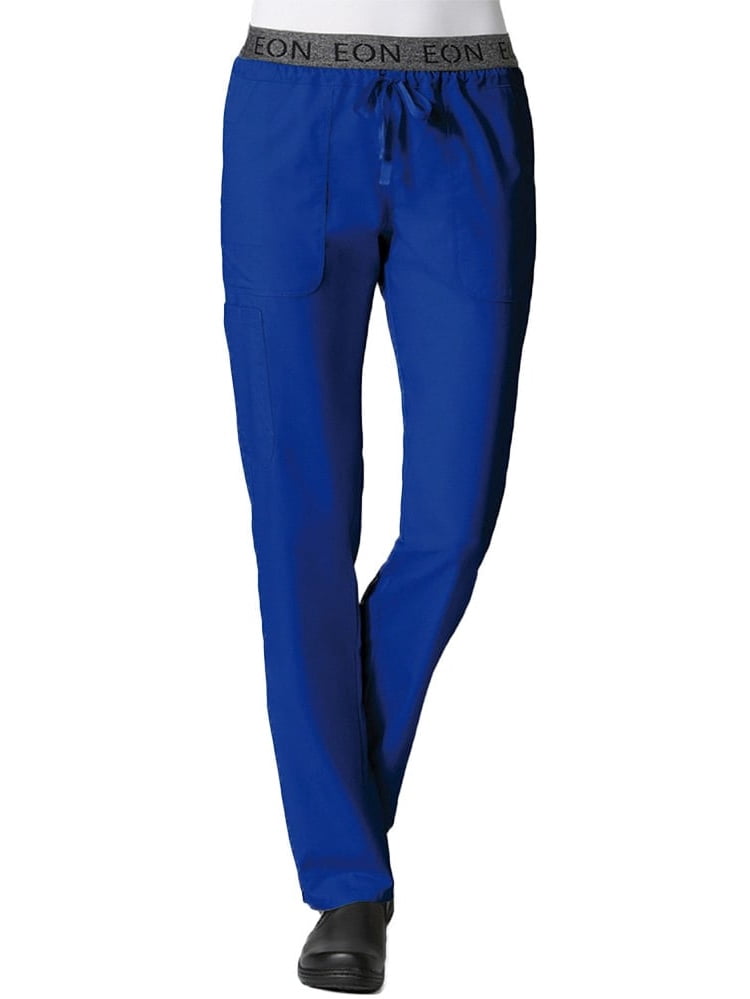 Maevn Womens EON Waistband 7-Pocket Cargo PantGalaxy Blue, Large