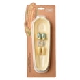 thumbnail image 3 of Cook with Color 6-Piece Corn on the Cob Set, 2 Serving Trays and 4 Holders, Yellow, 3 of 10