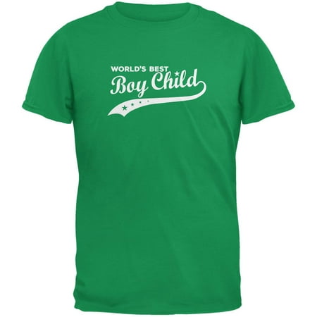 World's Best Boy Child Irish Green Youth T-Shirt