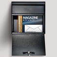 thumbnail image 4 of Cierre de pared Mailbox Mail Boss 7162 Metro Black, 4 of 8