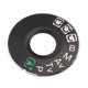 thumbnail image 2 of Placa de cubierta superior del dial de la cámara, reemplazo del dial de la cámara Dial de la cámara de metal Integración perfecta, 2 of 12
