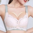 thumbnail image 1 of asdoklhq Sports Bras for Women,Bra Soild Wire Free Underwear One-Piece Bra Everyday Underwear, 1 of 9