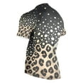 thumbnail image 3 of joogoo Leopard Polka Dots Pattern Men's Cycling Jerseys Mountain Bike Short Sleeve Tops M, 3 of 7