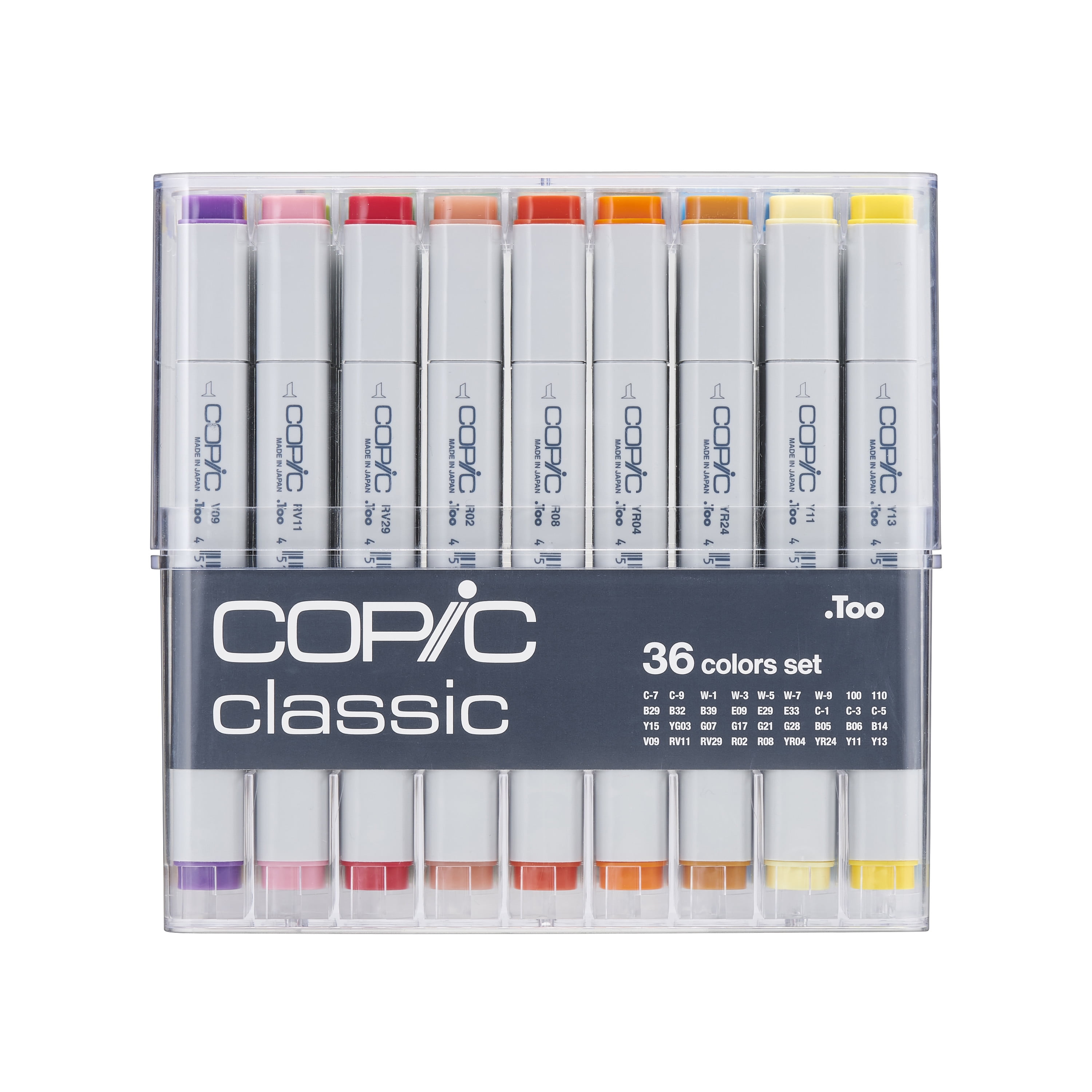 Copic Sketch Marker Set, 36-Piece Basic Set, V2 - Walmart.com