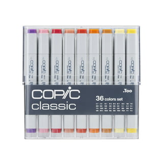 Copic Classic Marker Set, 12-Piece Cool Gray Set