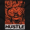 thumbnail image 2 of Cool Urban Streetwear Hustle Tiger Men's Graphic T Shirt Tees Brisco Brands L, 2 of 6